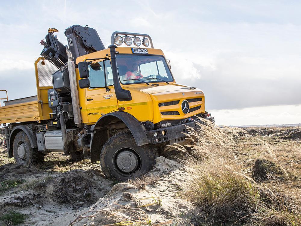 L'avenir de l'Unimog: une vision en vert.